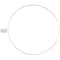 36 Pack: Nickel-Plated Macramé Hoop by Loops & Threads®